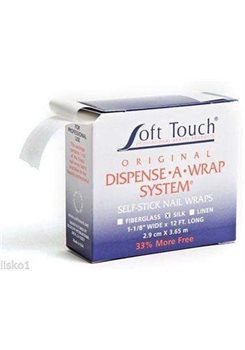Soft Touch * Self-Stick Silk Nail Wraps * 1-1 / 8" x 12'