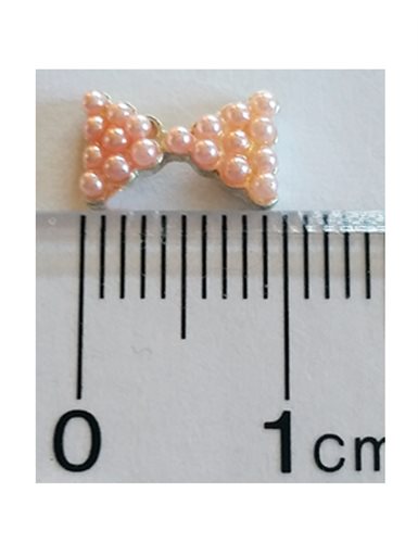 3D Light Pink Perle Bow