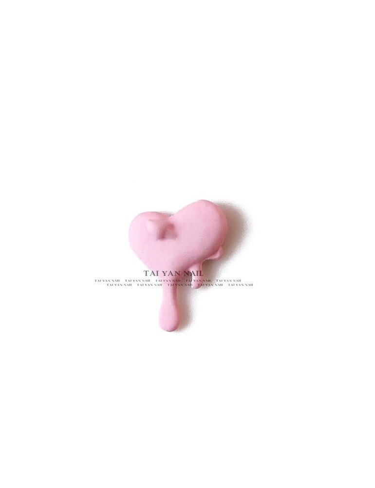Fondant Heart * 3D * Pink