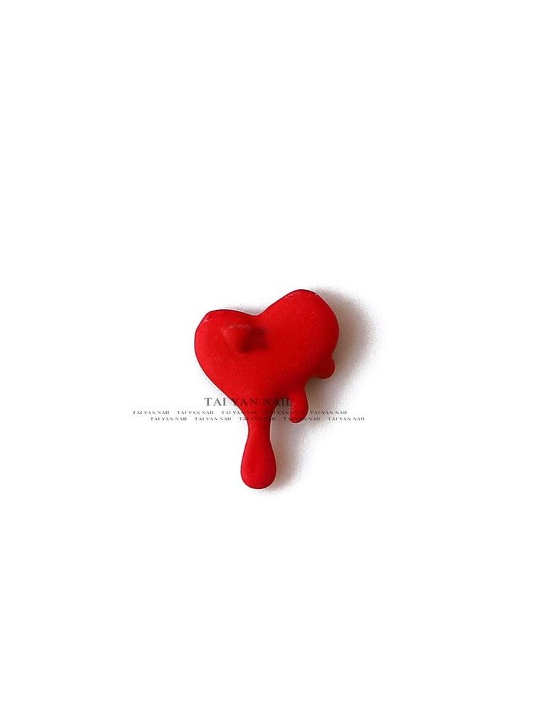 Coeur Fondant * 3D * Rouge