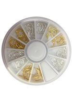 Roulette • Demi-Anneaux Métalliques • Metals Variés
