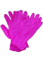 Nitrile gloves * Pink 200