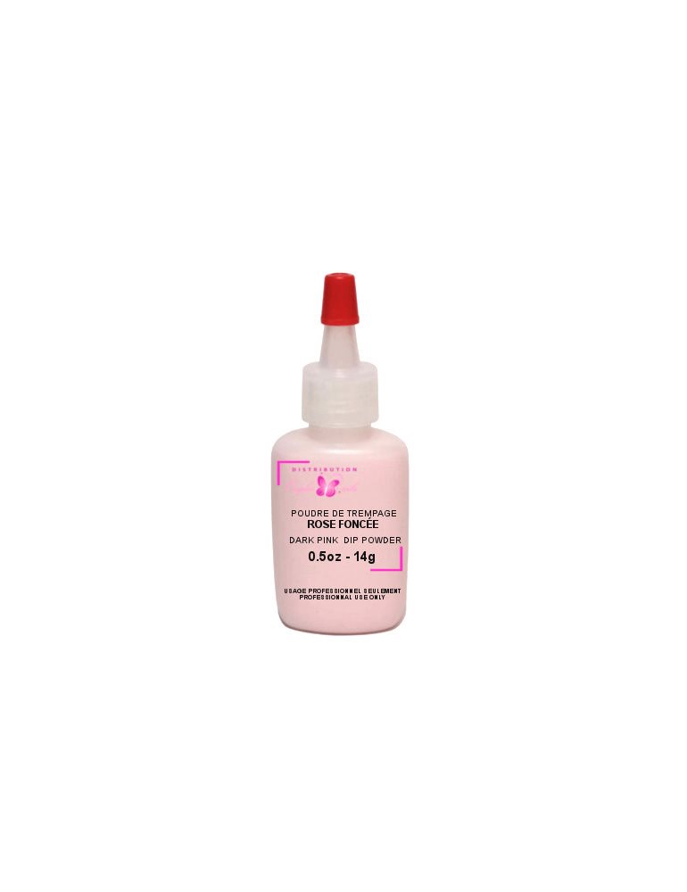 Dark Pink Dip Powder * 0.5 oz. * Sprinkle