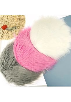 fur mat for photo * Round